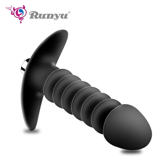 Waterproof Vibrating Anal Butt Plug Silicone Dildo Smooth Vaginal Vibrator Women Masturbator Intimate Goods Sex Toys For Adults